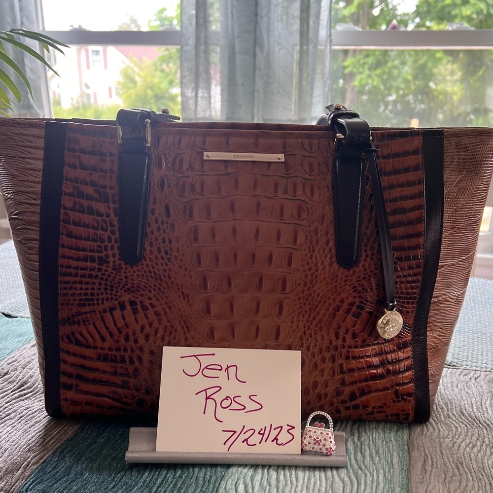 Brahmin Toasted Almond Bengal Medium Arno